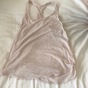 AVAIL. AGAIN 11/22 Lululemon pink tank top